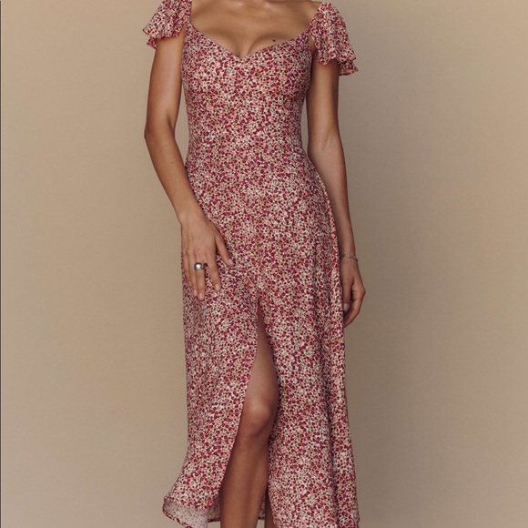 “💖Sale” Reformation Baxley Dress - La Vie En Rose